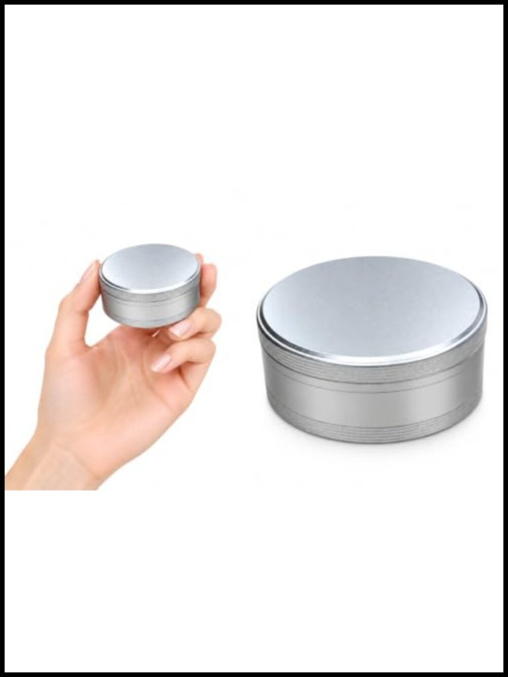 Small Waterproof Metal Pill Organizer Case for Purse Pocket Travel
